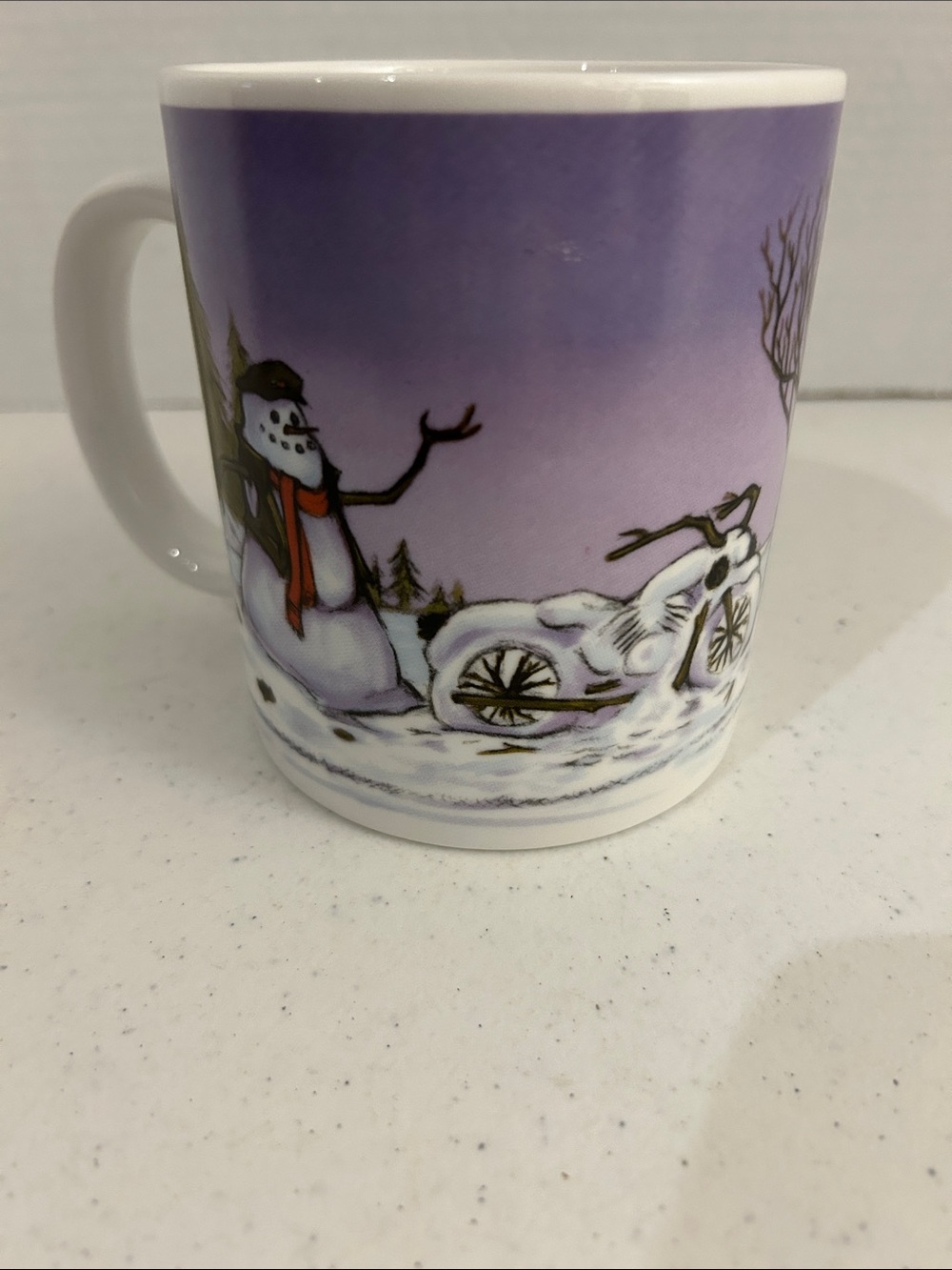 Harley-Davidson Christmas ceramic mug
